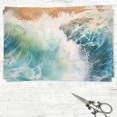 Search for blue ocean waves tissue paper Beach