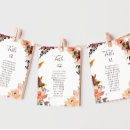 Search for burgundy and blush table cards For her