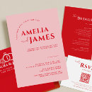Search for red wedding invitations Trendy