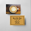 Search for latte business cards Cappuccino