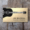 Search for guitar lessons business cards Modern