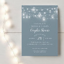 Search for rustic couples shower invitations String lights