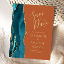 Search for teal orange save the dates Modern