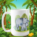 Search for cute elephants mugs Jungle