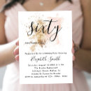 Search for pink and gold 60th birthday invitations Sixty and fabulous