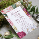 Search for watercolor graduation invitations Botanical