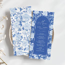 Search for blue menus Chinoiserie