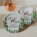 Search for deer plates Boy baby shower