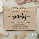 Search for farm wedding invitations String lights