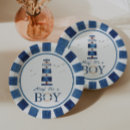 Search for lighthouse paper plates Navy blue