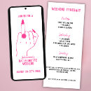 Search for funny hens party invitations Pink