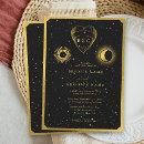 Search for moon and stars wedding invitations Gothic