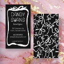 Search for bow business cards Feminine