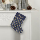 Search for blue and gold christmas stockings Glam