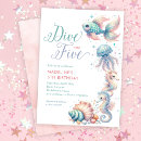 Search for dive into five birthday invitations Pool party