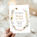 Search for honeybee baby shower invitations Watercolor