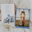 Search for greece greek wedding invitations Blue and white