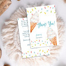 Search for ice cream thank you cards Blue