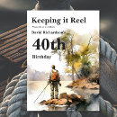 Search for fish birthday invitations Masculine