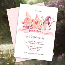 Search for garden gnome invitations Girl