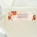Search for beautiful flower return address labels Watercolor flowers