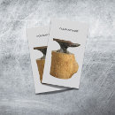 Search for blacksmith business cards Anvil