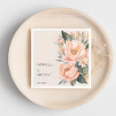 Search for peach wedding napkins Boho