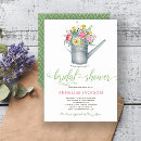Search for watering can bridal shower invitations Flowers