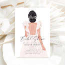 Search for brunette bridal shower invitations Elegant