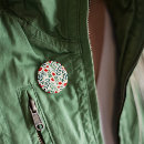Search for red flower badges Watercolor