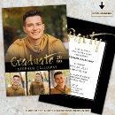 Search for metallic graduation invitations Graduate