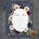Search for dark bridal shower invitations Elegant
