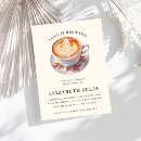 Search for coffee bridal shower invitations Love is brewing