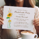Search for sunflower hens party invitations Fall