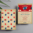 Search for vintage football invitations Rustic