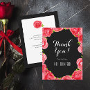 Search for red roses thank you cards Bridal shower