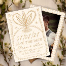 Search for whimsical save the dates Boho