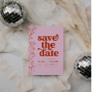 Search for pink floral save the dates Trendy