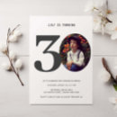 Search for womans female 30th birthday invitations Thirty