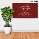 Search for goodbye banners Modern