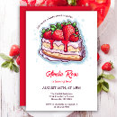 Search for strawberry shortcake birthday invitations Pink