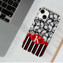 Search for black and white red iphone cases Flower