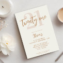 Search for ivory birthday invitations Modern