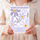 Search for rectangle daisy baby shower invitations 70s