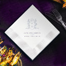 Search for silver and purple napkins White