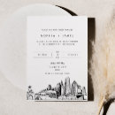 Search for skyline wedding invitations Minimalist