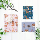 Search for woodland animals wrapping paper Whimsical