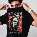 Search for funny grim reaper tshirts Skeleton