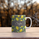 Search for yellow and grey mugs Vintage