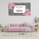 Search for black and white stripes banners Floral